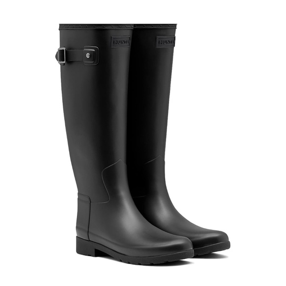 Hunter Shoes - NEW Hunter Women’s Original Refined Tall Rain Boot size 9 Black